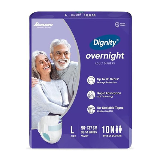 Overnight Tape Style Adult Diapers