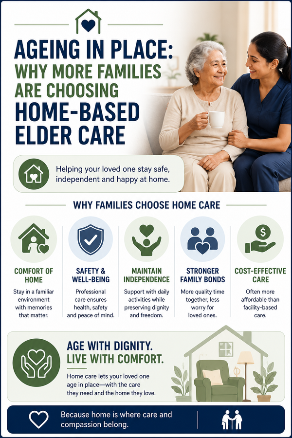 Ageing in Place: Why More Families Are Choosing Home-Based Elder Care