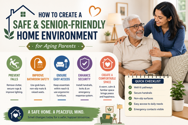 How to Create a Safe and Senior-Friendly Home Environment for Aging Parents
