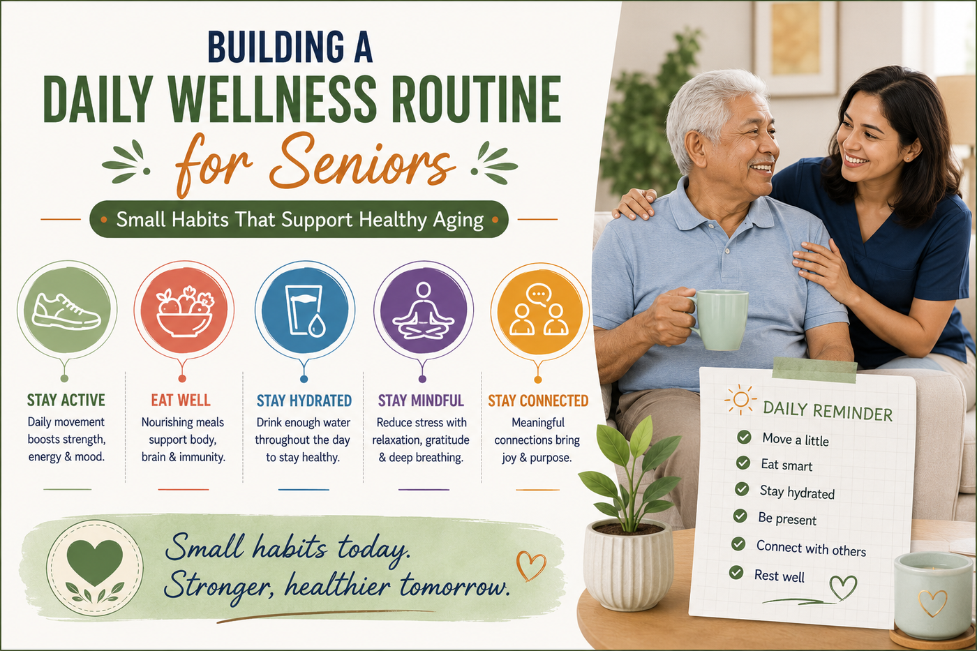 Building a Daily Wellness Routine for Seniors: Small Habits That Support Healthy Aging