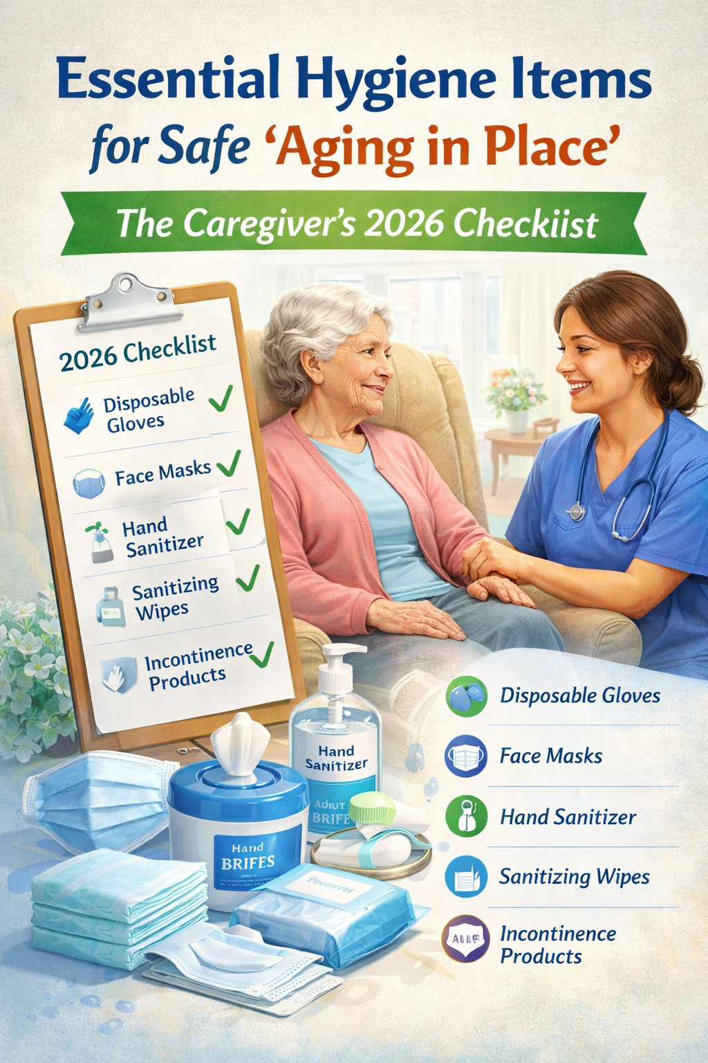 Essential Hygiene Items for Safe 'Aging in Place': The Caregiver’s 2026 Checklist