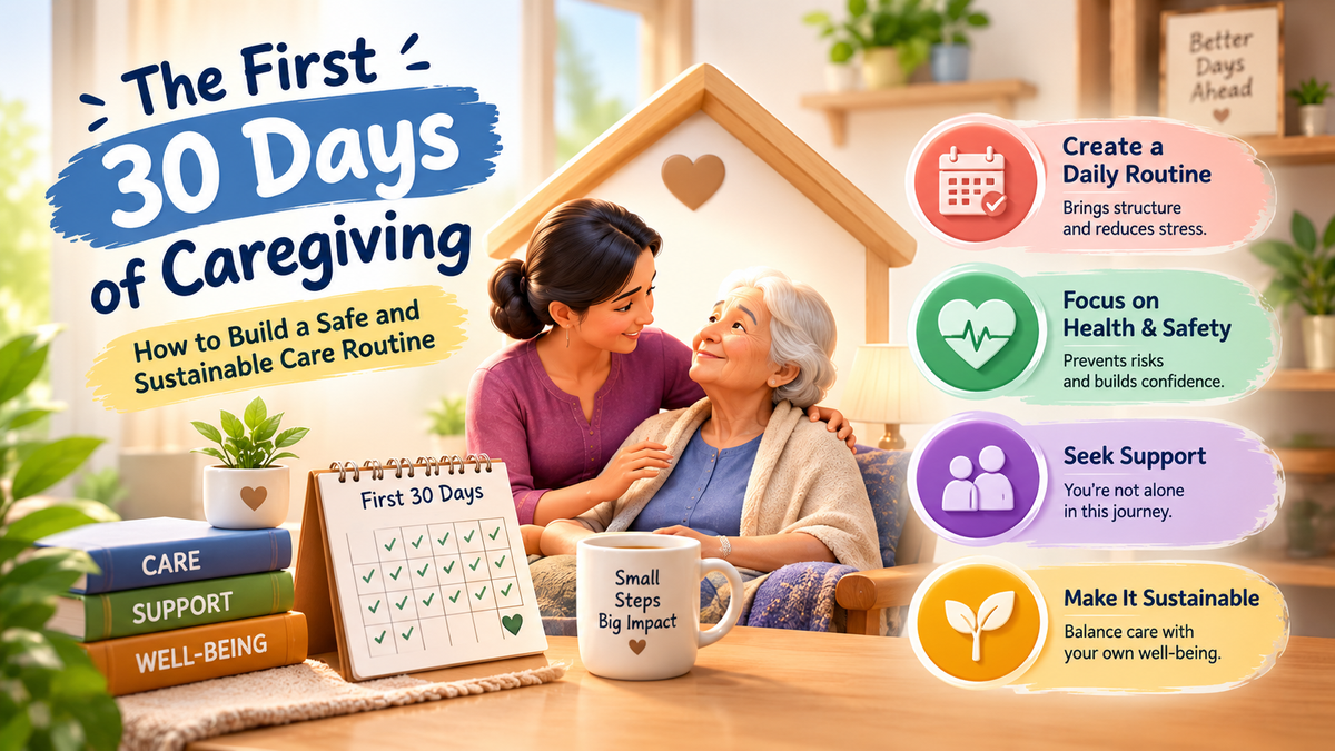 The First 30 Days of Caregiving: How to Build a Safe and Sustainable Care Routine