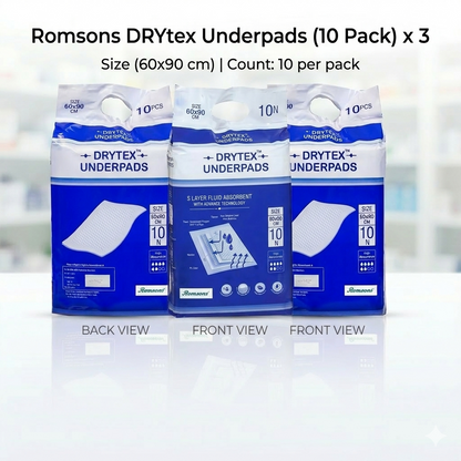 Underpads Drytex Incontinence 10S(60X90)