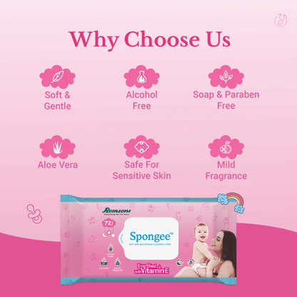 Spongee Baby Wet Wipes