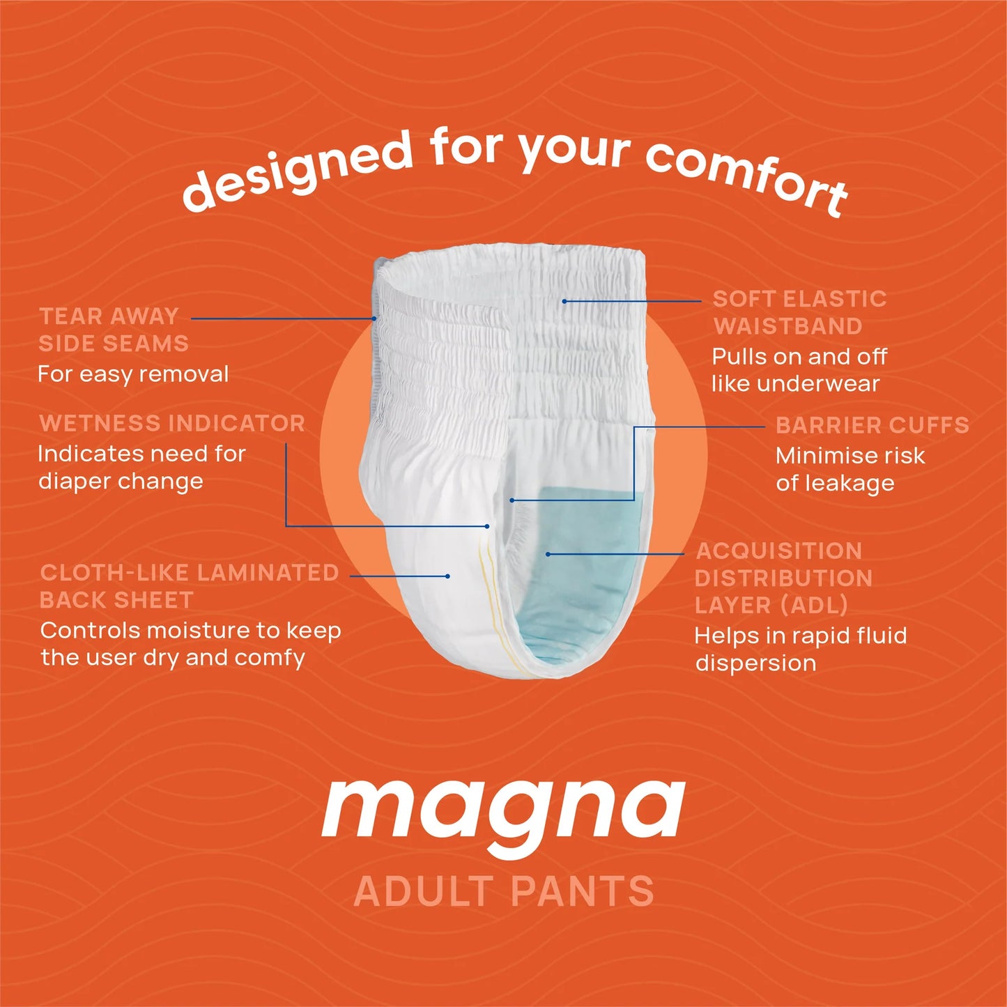 Classic Pant Style Adult Diapers